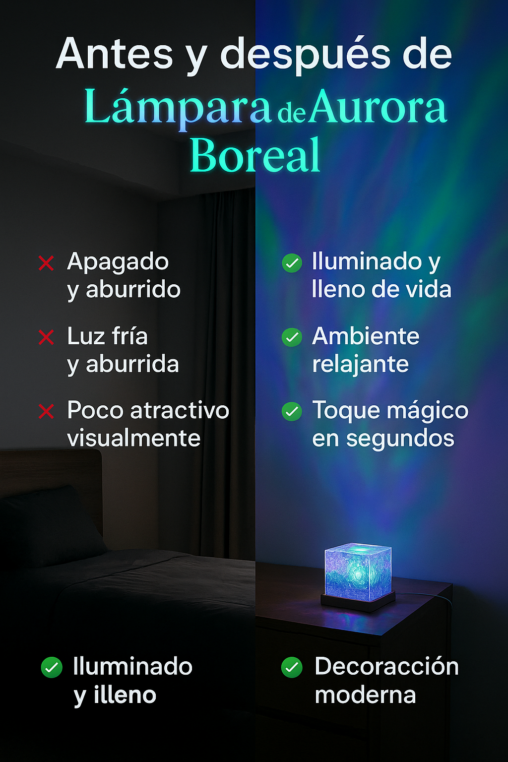 Lampara Aurora Boreales