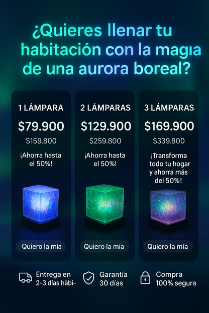 Lampara Aurora Boreales