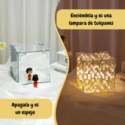 Cubo Tulipanes Infinitos | + Envio Gratis✨🌷