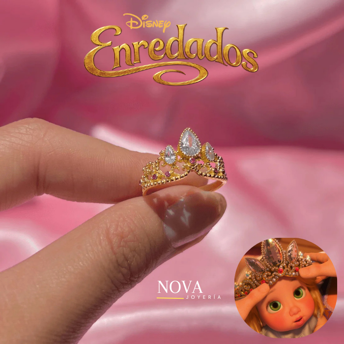 Anillo Rapunzel | Baño de Oro + Caja regalo ✨