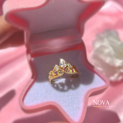 Anillo Rapunzel | Baño de Oro + Caja regalo ✨